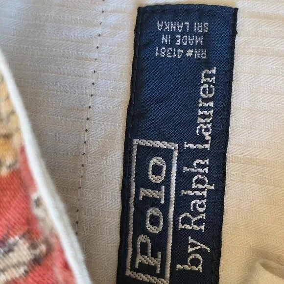 Polo Ralph Lauren Vintage All Over Print Floral Linen Shorts Men's Size 36